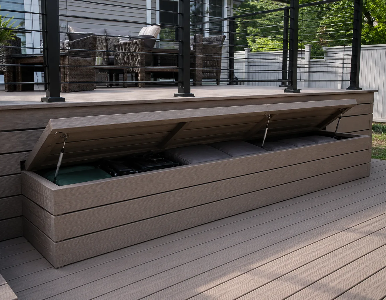 Concealed Storage — D3 Living outdoor feature