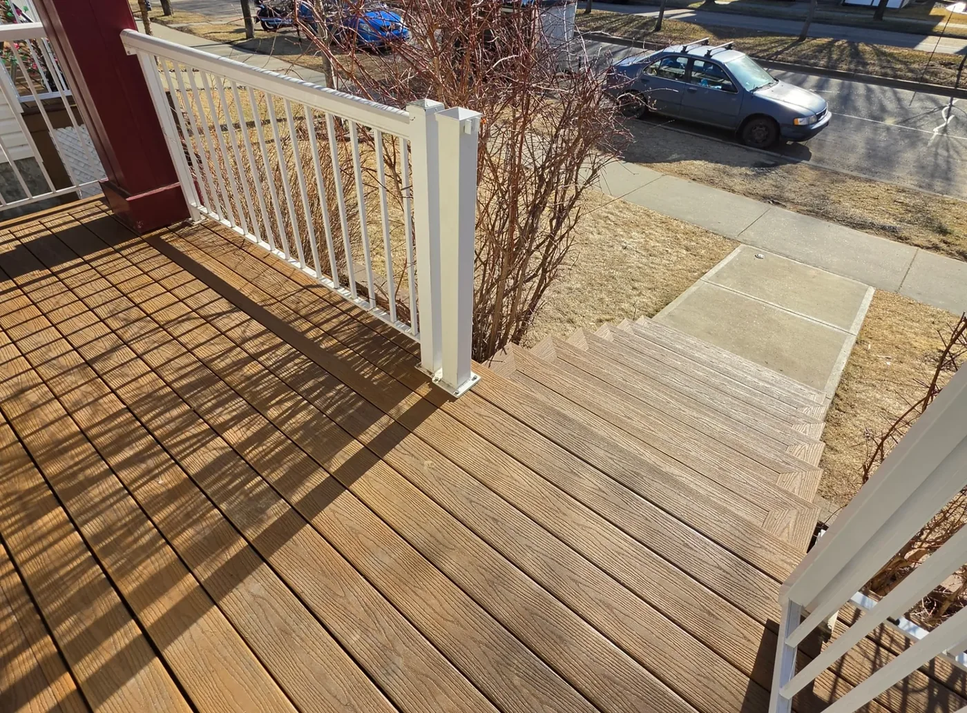 Platform Decks & Front Porches built in Edmonton by D3 Decks & Fences
