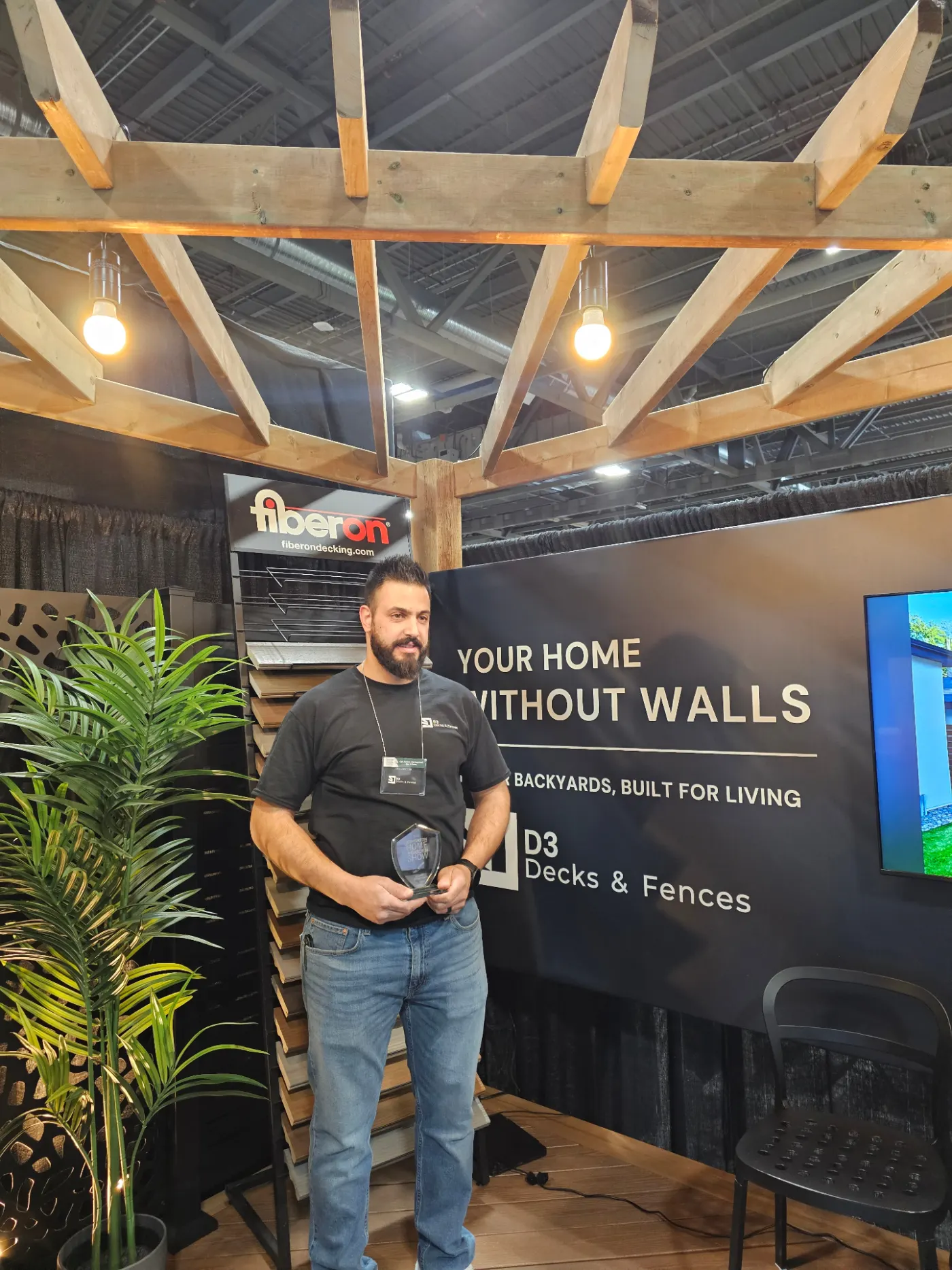 D3 team member at the Edmonton Home + Garden Show 2026