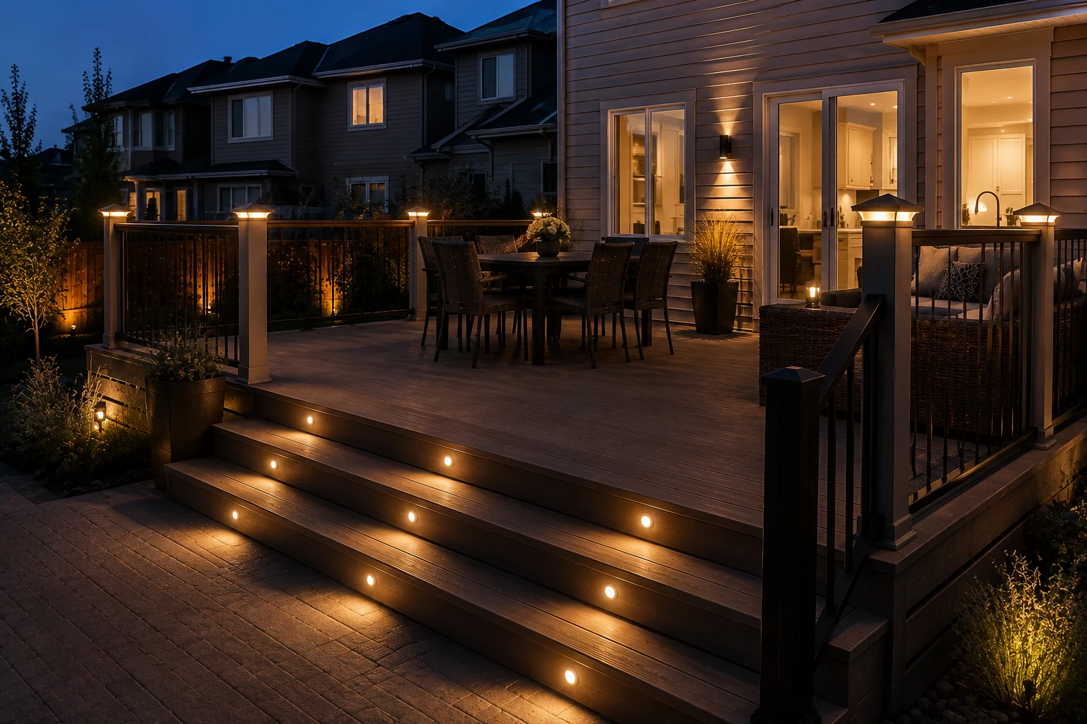 Lighting — Evening Living backyard pain point