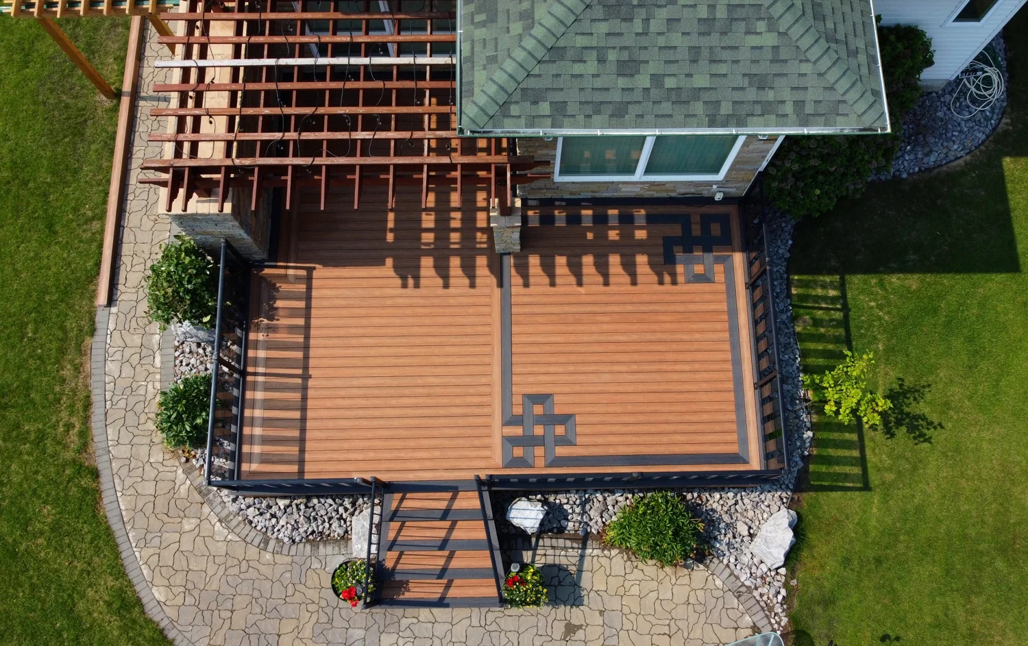 Wrap-Around Decks built in Edmonton by D3 Decks & Fences