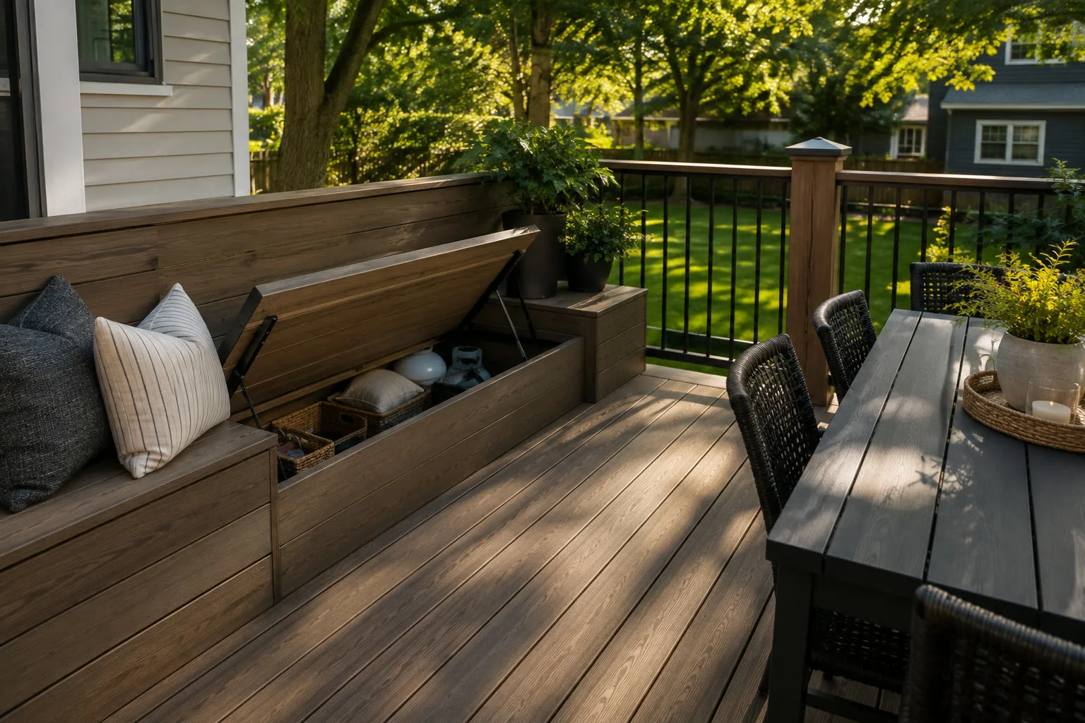Storage — Built-In Storage backyard pain point